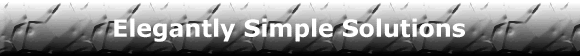 Elegantly Simple Solutions